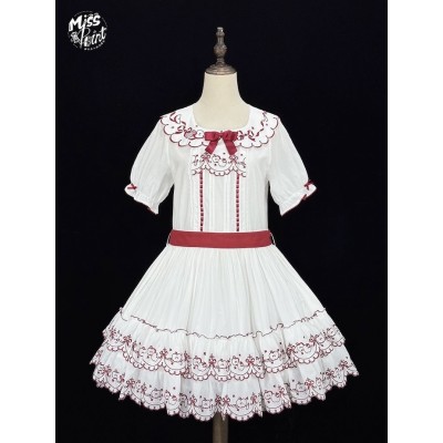 Miss Point Four-Season Orchard Short Sleeve and Sleeveless Low Waist OP and Skirt(Reservation/2 Colours/Full Payment Without Shipping)